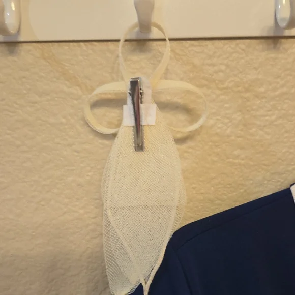 Weissman Stylish Blue and White Polka Dot Kids Dress Costume - Picture 6 of 8